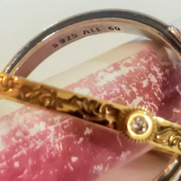 Authentic NEW Pandora Game of Thrones Spinning Astrolabe Ring 14GP CZ S925ALE - Picture 10 of 11